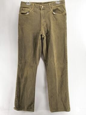 BILLS KHAKIS Men's 32x30 Olive Green Khaki Pants Made in USA Stretch Chino